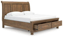 Feddinger Panel Storage Bed - Woo Town Furniture (Worcester,MA)