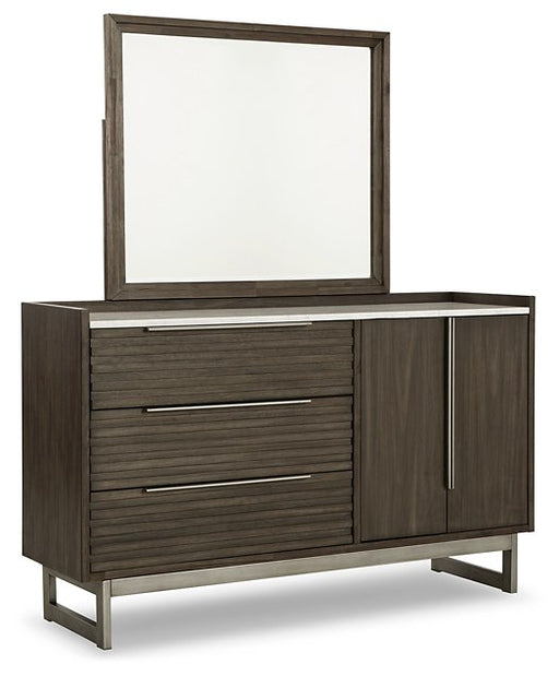 Arkenton Dresser and Mirror - Woo Town Furniture (Worcester,MA)