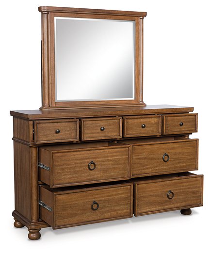 Chadworth Dresser and Mirror - Woo Town Furniture (Worcester,MA)