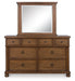 Chadworth Dresser and Mirror - Woo Town Furniture (Worcester,MA)