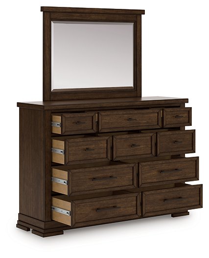 Taffenbrook Dresser and Mirror - Woo Town Furniture (Worcester,MA)