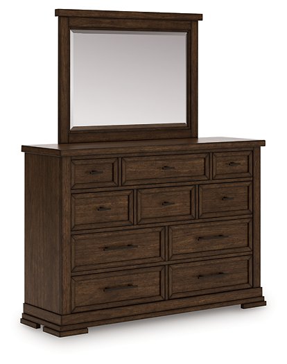 Taffenbrook Dresser and Mirror - Woo Town Furniture (Worcester,MA)