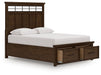 Taffenbrook Panel Storage Bed - Woo Town Furniture (Worcester,MA)