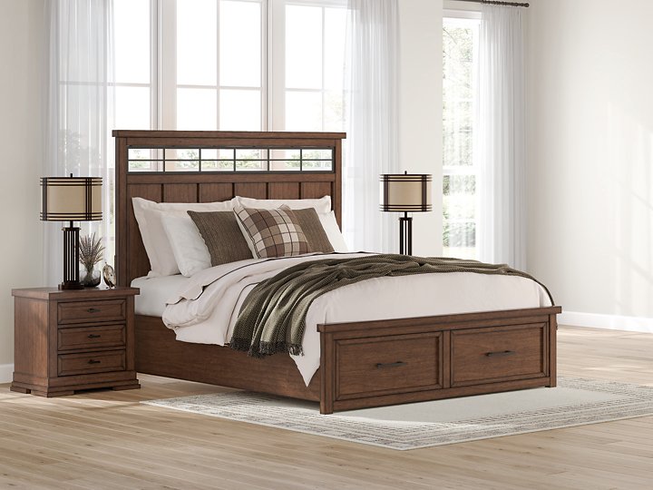 Taffenbrook Panel Storage Bed - Woo Town Furniture (Worcester,MA)