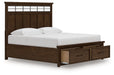 Taffenbrook Panel Storage Bed - Woo Town Furniture (Worcester,MA)