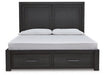 Foyland Panel Storage Bed - Woo Town Furniture (Worcester,MA)