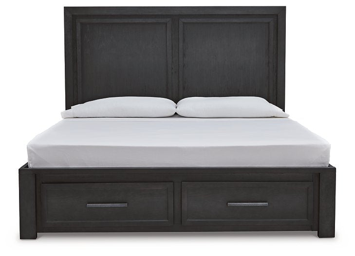 Foyland Panel Storage Bed - Woo Town Furniture (Worcester,MA)