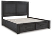 Foyland Panel Storage Bed - Woo Town Furniture (Worcester,MA)