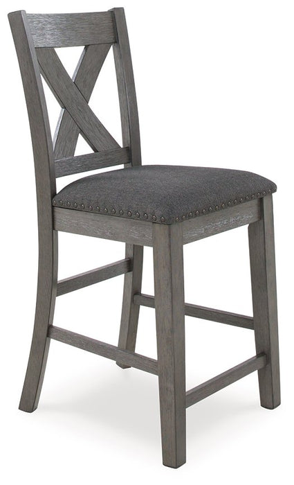 Caitbrook Counter Height Dining Table and Bar Stools (Set of 7) - Woo Town Furniture (Worcester,MA)