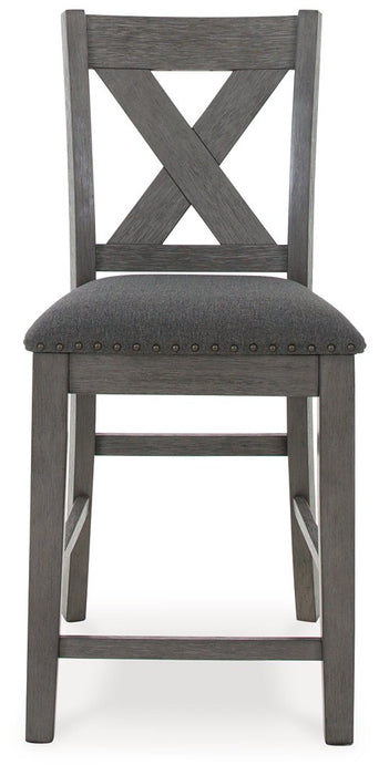 Caitbrook Counter Height Dining Table and Bar Stools (Set of 7) - Woo Town Furniture (Worcester,MA)