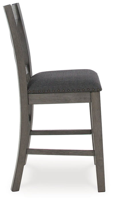 Caitbrook Counter Height Dining Table and Bar Stools (Set of 7) - Woo Town Furniture (Worcester,MA)