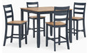 Gesthaven Counter Height Dining Table and 4 Barstools (Set of 5) - Woo Town Furniture (Worcester,MA)