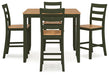 Gesthaven Counter Height Dining Table and 4 Barstools (Set of 5) - Woo Town Furniture (Worcester,MA)