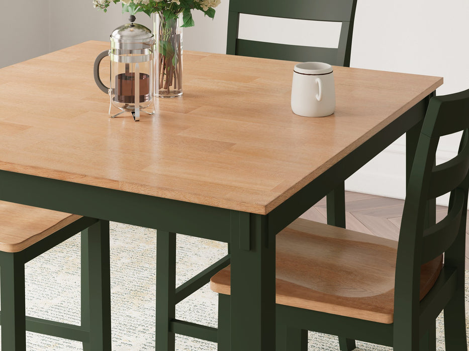 Gesthaven Counter Height Dining Table and 4 Barstools (Set of 5) - Woo Town Furniture (Worcester,MA)