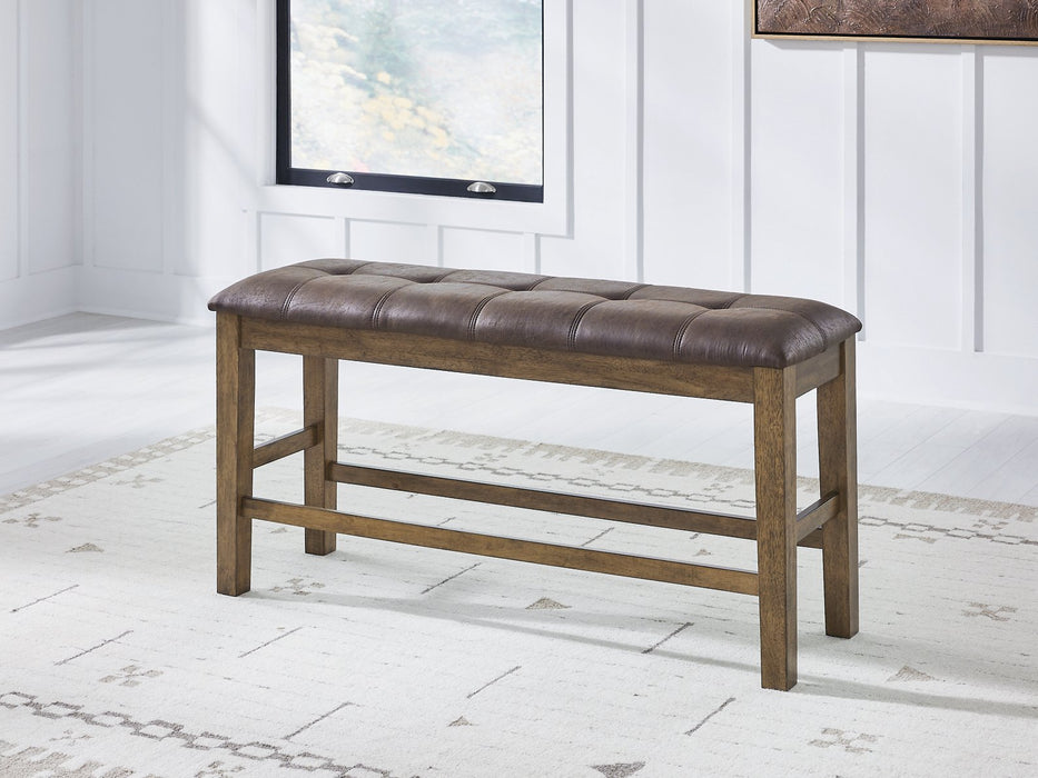 Urbinforte Counter Height Dining Bench - Woo Town Furniture (Worcester,MA)