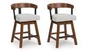Ralene Counter Height Barstool (Set of 2) - Woo Town Furniture (Worcester,MA)
