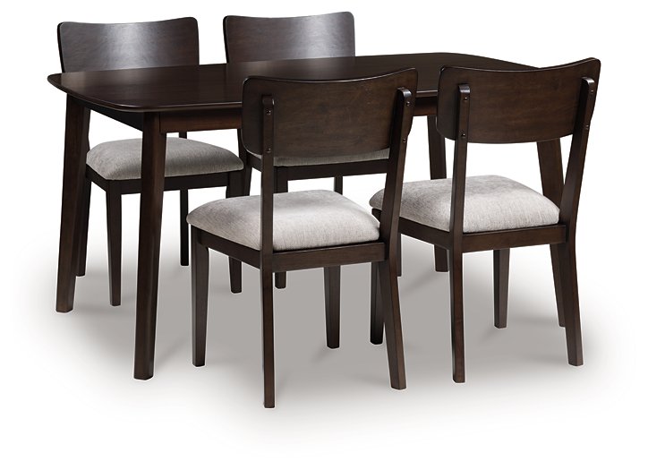 Mallenette Dining Table and 4 Chairs (Set of 5) - Woo Town Furniture (Worcester,MA)