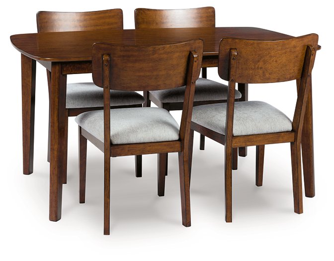 Tameride Dining Table and 4 Chairs (Set of 5) - Woo Town Furniture (Worcester,MA)