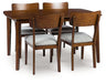 Tameride Dining Table and 4 Chairs (Set of 5) - Woo Town Furniture (Worcester,MA)