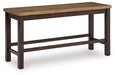 Rylandeen Counter Height Dining Bench - Woo Town Furniture (Worcester,MA)