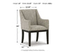 Burkhaus Dining Arm Chair - Woo Town Furniture (Worcester,MA)