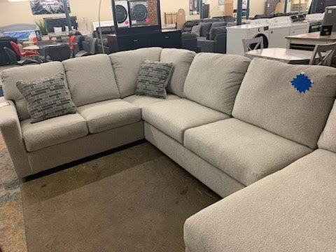 Large Gray Ashley Sectional