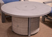 Half Moon Beach Outdoor Fire Pit Table - Woo Town Furniture (Worcester,MA)