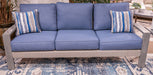 Half Moon Beach Outdoor Sofa with Cushion - Woo Town Furniture (Worcester,MA)
