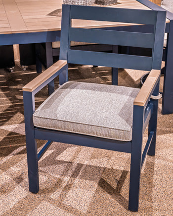 East Beach Outdoor Arm Chair with Cushion (Set of 2) - Woo Town Furniture (Worcester,MA)