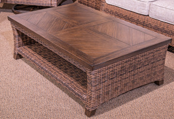 Monterey Point Outdoor Coffee Table - Woo Town Furniture (Worcester,MA)