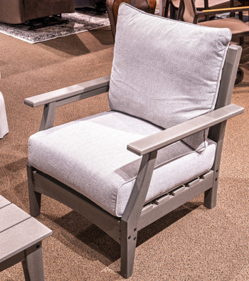 Cove Beach Outdoor Lounge Chair with Cushion - Woo Town Furniture (Worcester,MA)