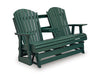Shell Beach Outdoor Loveseat Glider - Woo Town Furniture (Worcester,MA)
