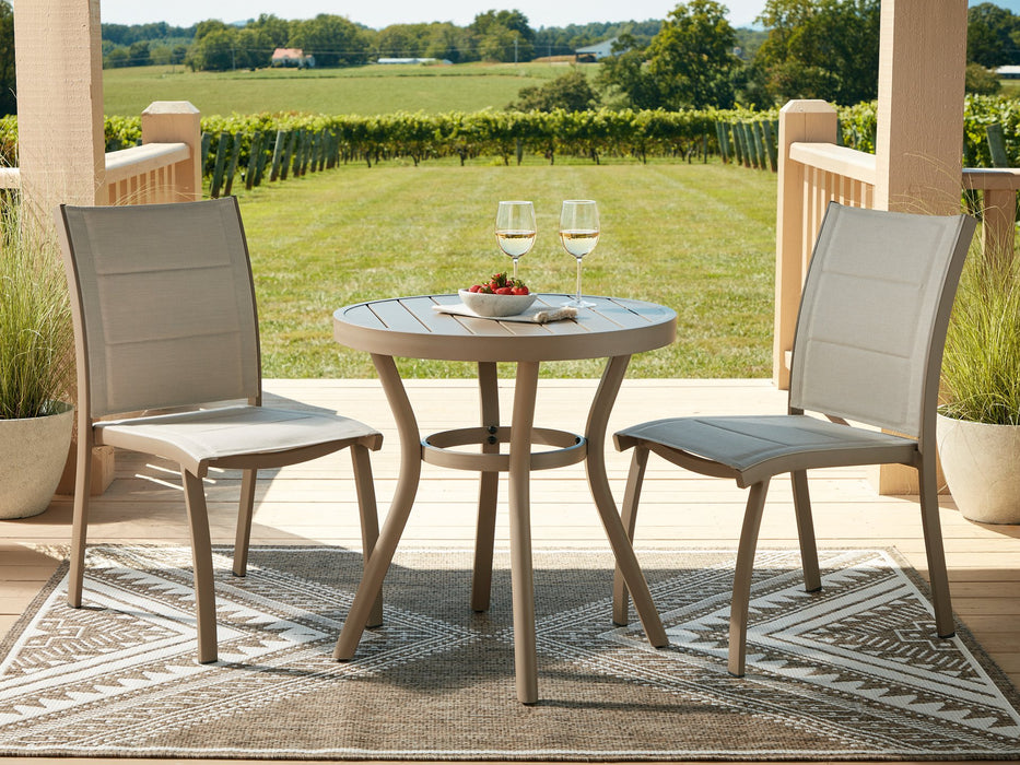 Mission Beach Outdoor Table and 2 Chairs - Woo Town Furniture (Worcester,MA)
