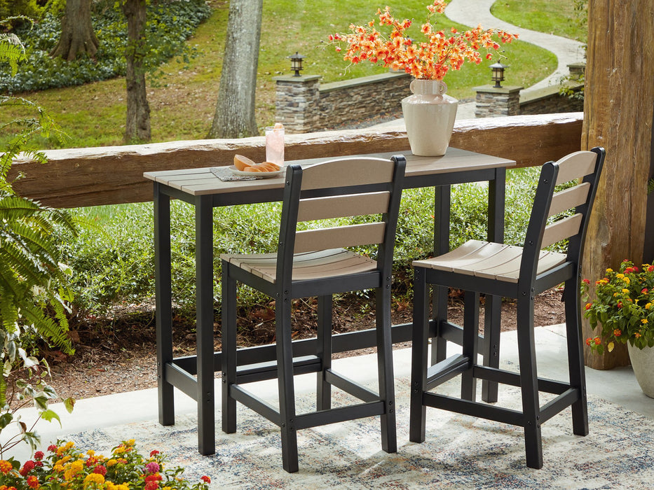 Shoreline Beach Outdoor Counter Table and 2 Barstools - Woo Town Furniture (Worcester,MA)