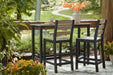 Shoreline Beach Outdoor Counter Table and 2 Barstools - Woo Town Furniture (Worcester,MA)