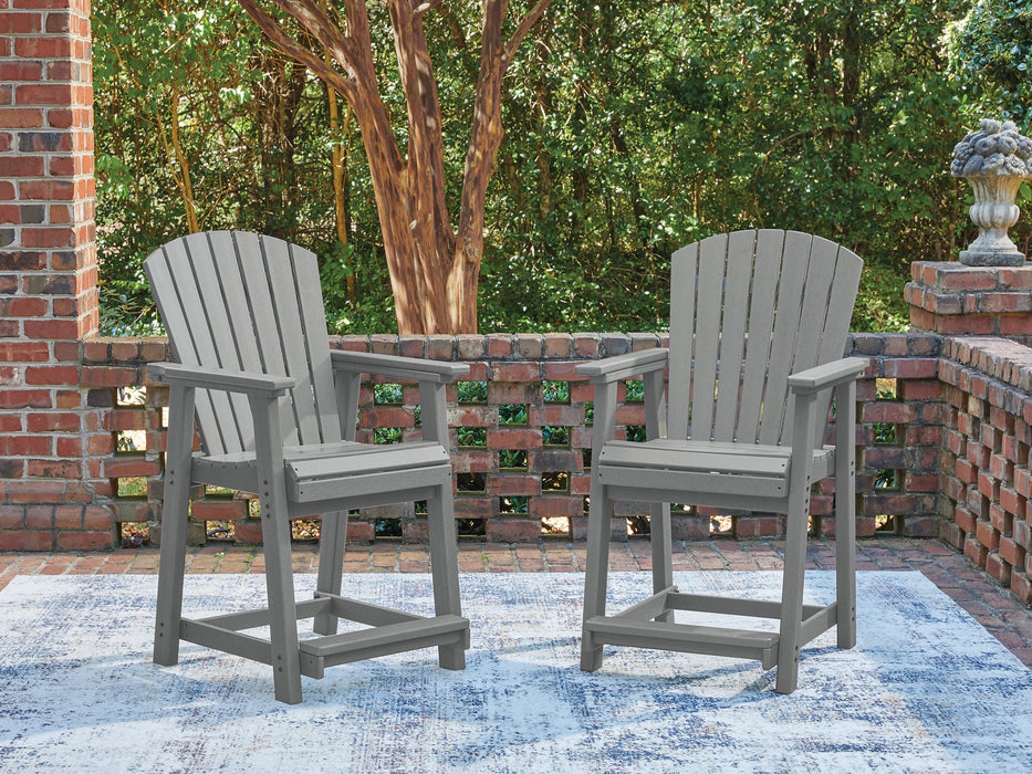Sanctuary Beach Outdoor Counter Height Bar Stool (Set of 2) - Woo Town Furniture (Worcester,MA)