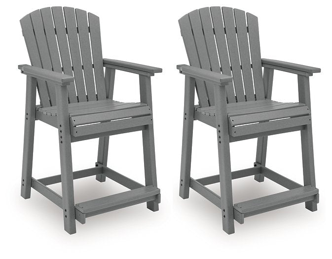 Sanctuary Beach Outdoor Counter Height Bar Stool (Set of 2) - Woo Town Furniture (Worcester,MA)
