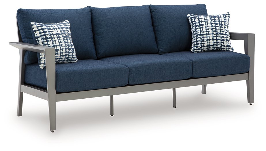 Gali Outdoor Sofa/Chairs/Table Set (Set of 4) - Woo Town Furniture (Worcester,MA)