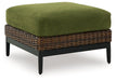 Horizon Hall Outdoor Ottoman with Cushion - Woo Town Furniture (Worcester,MA)