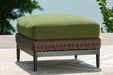 Horizon Hall Outdoor Ottoman with Cushion - Woo Town Furniture (Worcester,MA)