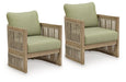 Serena Shores Outdoor Lounge Chair (Set of 2) - Woo Town Furniture (Worcester,MA)