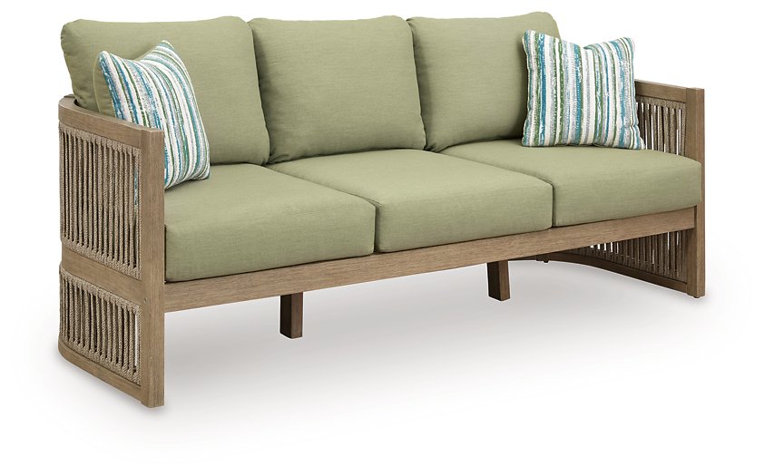 Serena Shores Outdoor Sofa with Cushion - Woo Town Furniture (Worcester,MA)