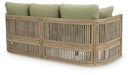 Serena Shores Outdoor Sofa with Cushion - Woo Town Furniture (Worcester,MA)