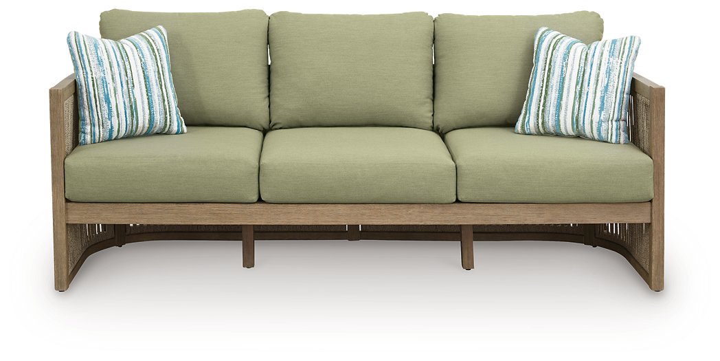 Serena Shores Outdoor Sofa with Cushion - Woo Town Furniture (Worcester,MA)