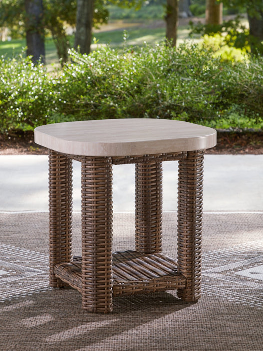 Dolan Creek Outdoor End Table - Woo Town Furniture (Worcester,MA)