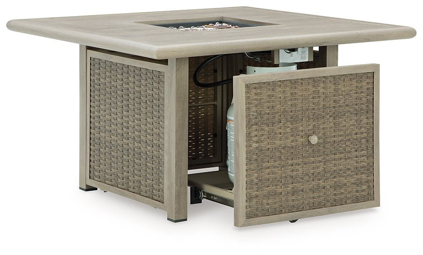 Cliff Trails Fire Pit Table - Woo Town Furniture (Worcester,MA)