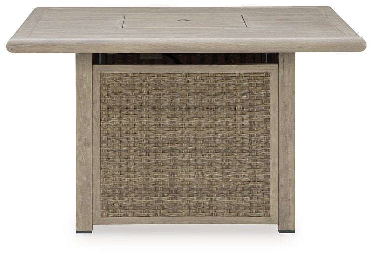 Cliff Trails Fire Pit Table - Woo Town Furniture (Worcester,MA)