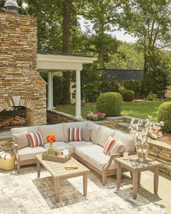 Clare View Outdoor Sectional - Woo Town Furniture (Worcester,MA)
