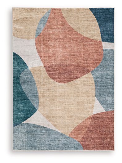 Chanleigh Washable 5' x 7' Area Rug - Woo Town Furniture (Worcester,MA)