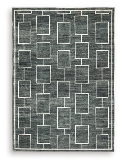 Elderland Washable 5' x 7' Area Rug - Woo Town Furniture (Worcester,MA)